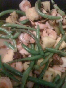 Shript and Green Beans