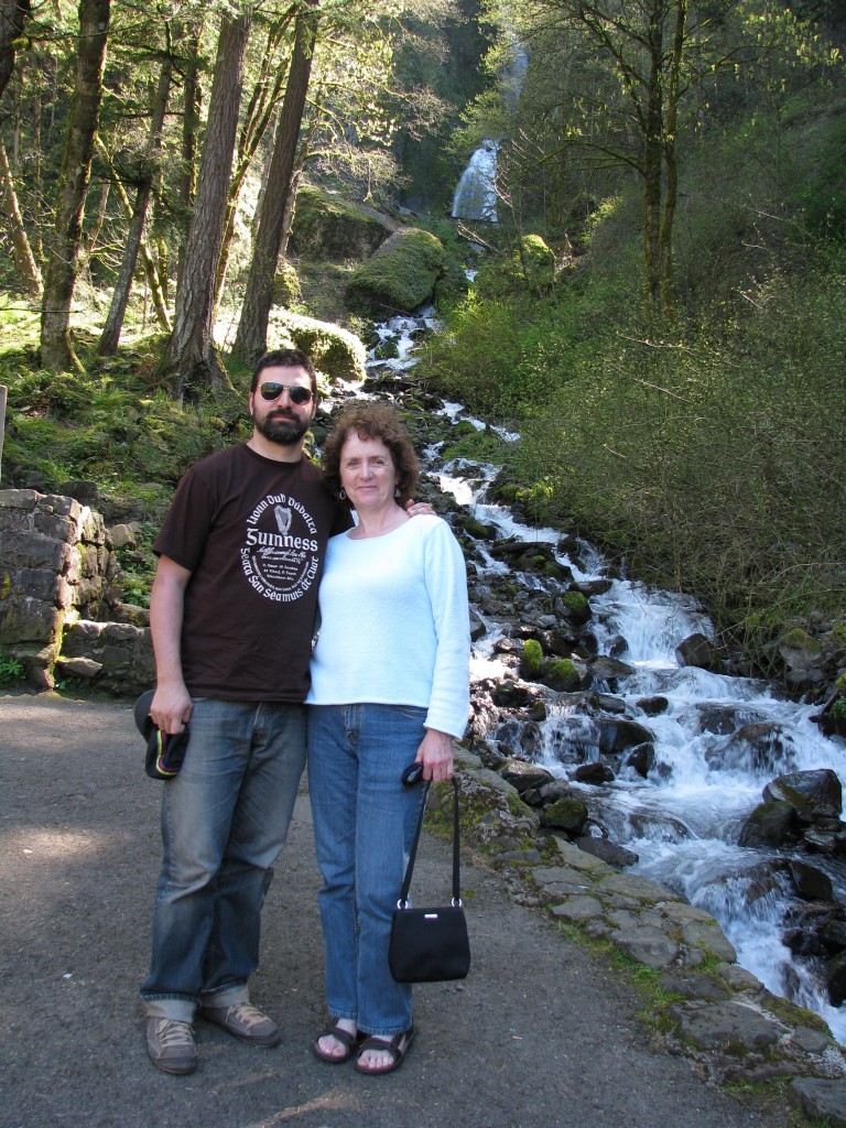 At Multnomah Falls